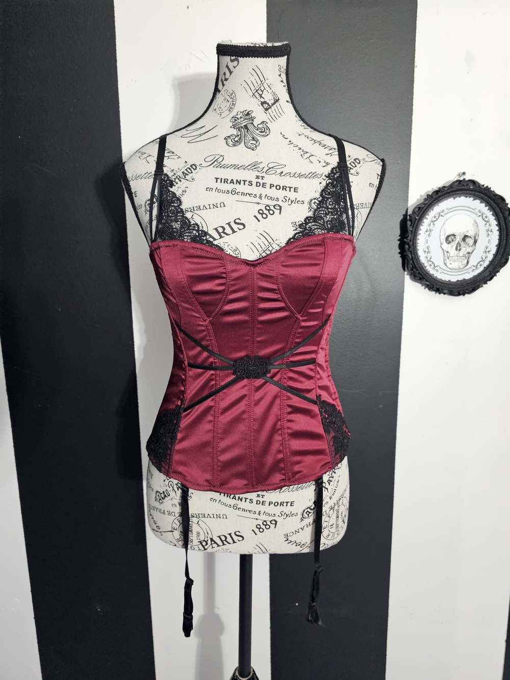 Romantic Corset Wine Red